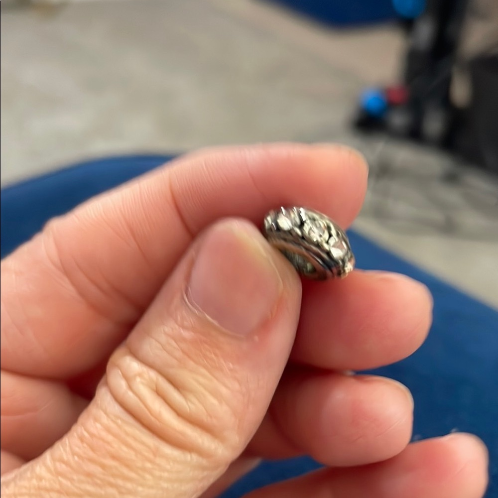 Brighton Silver and crystal mini spacer bead